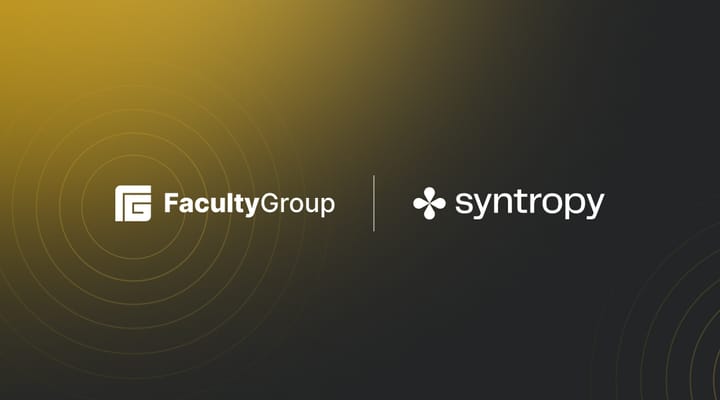 Faculty Group Invests in Syntropy: The Data Layer for Web3